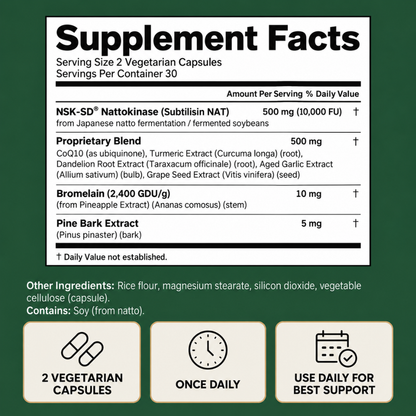 Cleanora™ Nattokinase Complex 10,000 FU