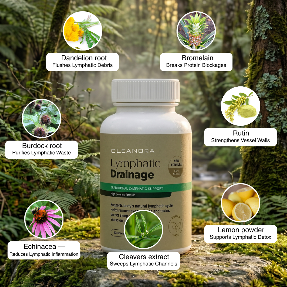 New Maximum Potency Formula - Lymphatic Drainage Capsules