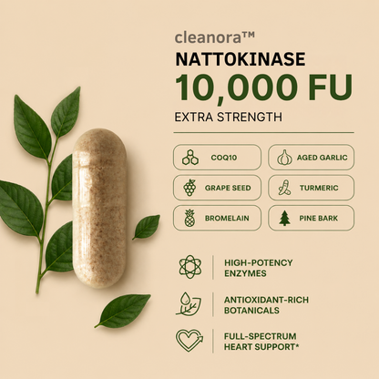Nattokinase 10,000 FU — Advanced Circulation & Heart Health