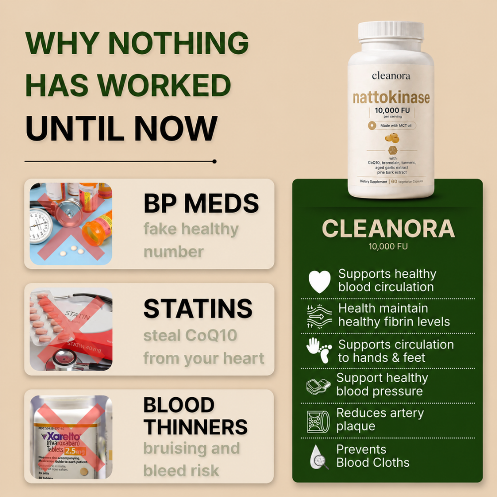 Nattokinase 10,000 FU — Advanced Circulation & Heart Health